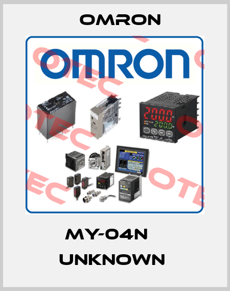 MY-04N    UNKNOWN  Omron