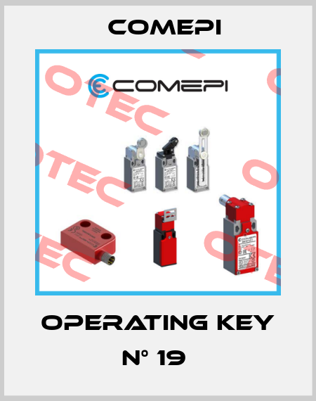 Operating key N° 19  Comepi