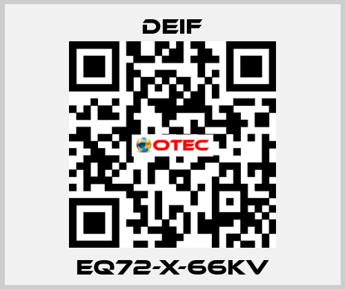 EQ72-X-66kV Deif