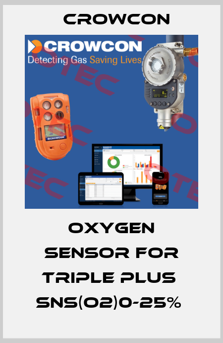 OXYGEN SENSOR FOR TRIPLE PLUS  SNS(O2)0-25%  Crowcon