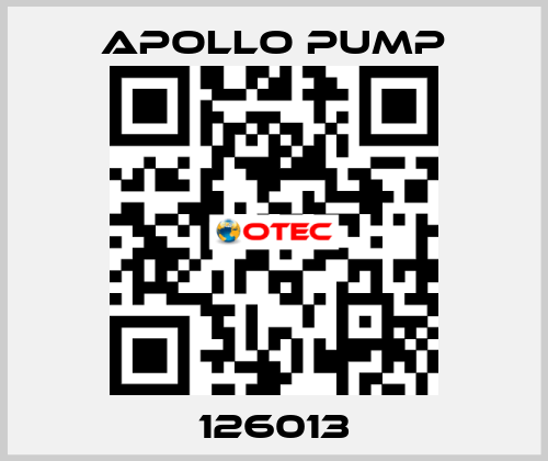 126013 Apollo pump