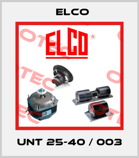 UNT 25-40 / 003 Elco