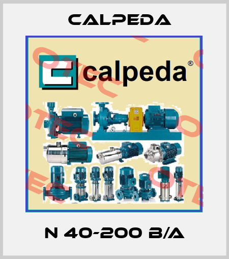 N 40-200 B/A Calpeda