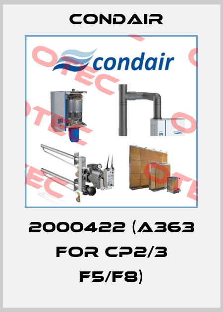 2000422 (A363 for CP2/3 F5/F8) Condair