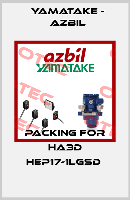 PACKING FOR HA3D HEP17-1LGSD  Yamatake - Azbil