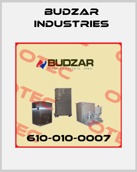 610-010-0007 Budzar industries
