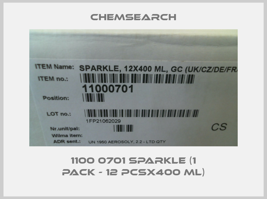 1100 0701 Sparkle (1 pack - 12 pcsX400 ML)-big