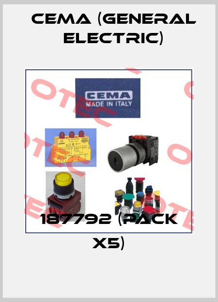 187792 (pack x5) Cema (General Electric)