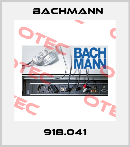 918.041 Bachmann