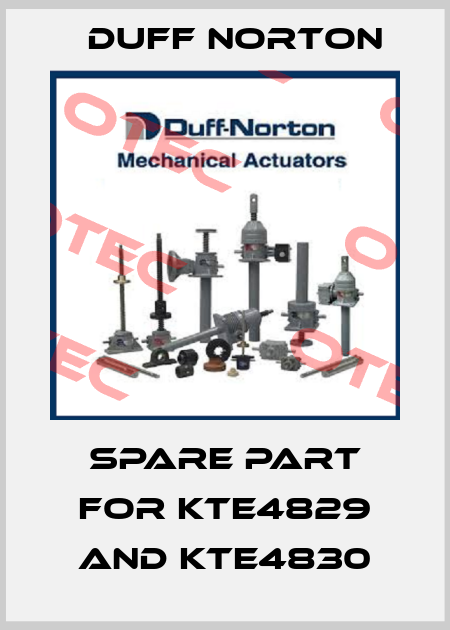 Spare part for KTE4829 and KTE4830 Duff Norton