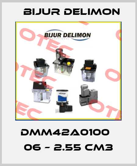 DMM42A0100   06 – 2.55 cm3 Bijur Delimon