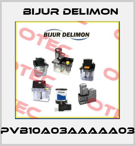 PVB10A03AAAAA03 Bijur Delimon