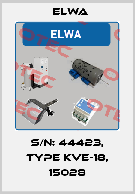 S/N: 44423, Type KVE-18, 15028 Elwa