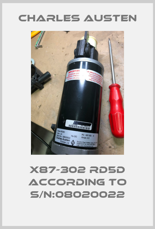 X87-302 RD5D according to S/N:08020022-big