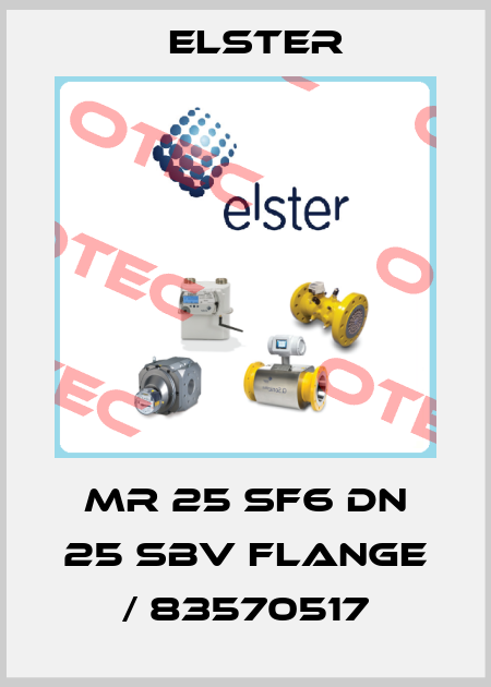 MR 25 SF6 DN 25 SBV Flange / 83570517 Elster
