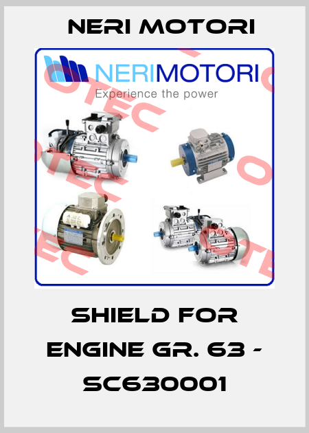 SHIELD FOR ENGINE GR. 63 - SC630001 Neri Motori