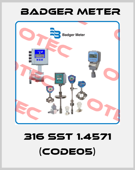 316 SST 1.4571 (Code05) Badger Meter