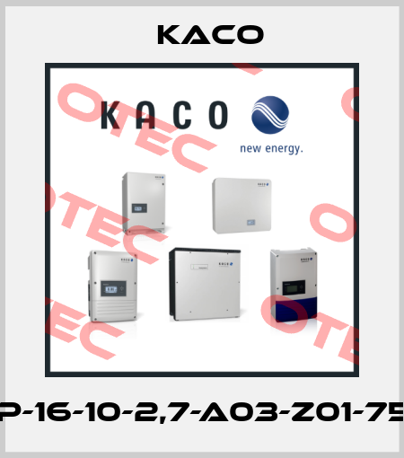 PNZP-16-10-2,7-A03-Z01-75607 Kaco