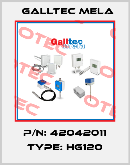 P/N: 42042011 Type: HG120 Galltec Mela