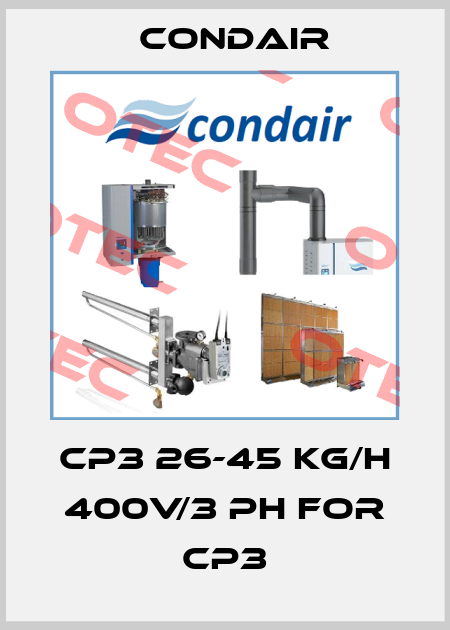 CP3 26-45 kg/h 400V/3 Ph for CP3 Condair