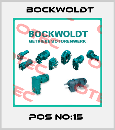 POS NO:15  Bockwoldt