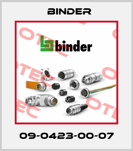 09-0423-00-07 Binder