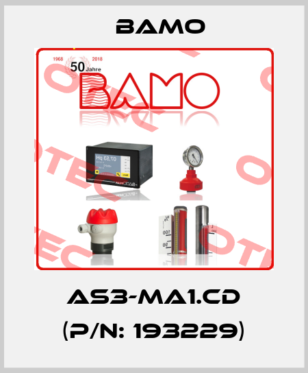 AS3-MA1.CD (P/N: 193229) Bamo
