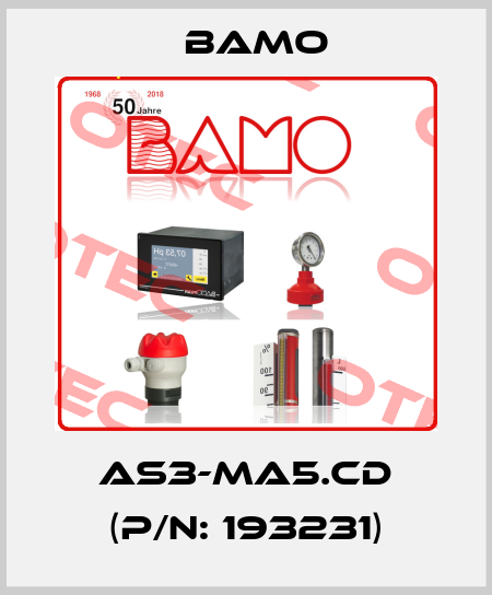 AS3-MA5.CD (P/N: 193231) Bamo