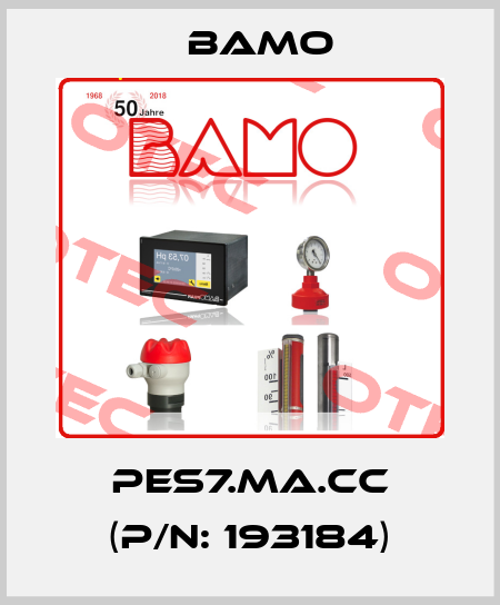PES7.MA.CC (P/N: 193184) Bamo