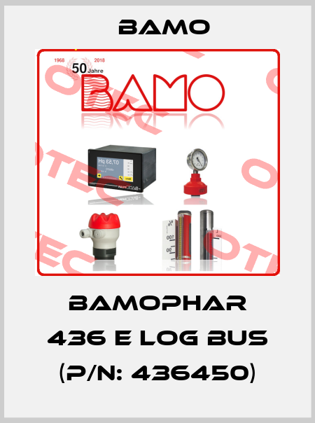 BAMOPHAR 436 E LOG BUS (P/N: 436450) Bamo