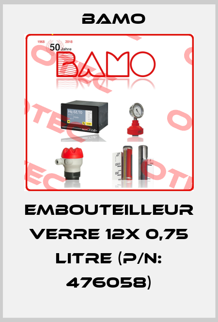 Embouteilleur verre 12x 0,75 litre (P/N: 476058) Bamo