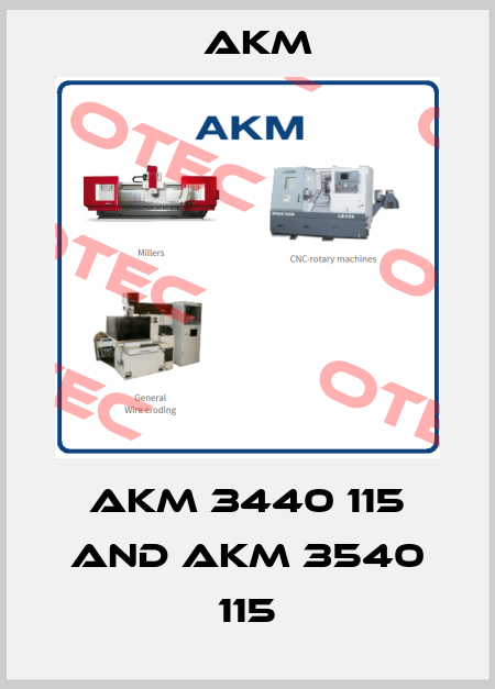 AKM 3440 115 and AKM 3540 115 Akm