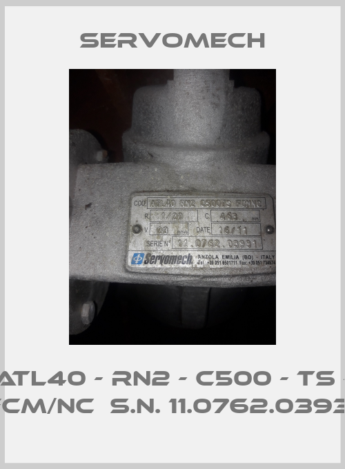 ATL40 - RN2 - C500 - TS - FCM/NC  S.N. 11.0762.03931-big
