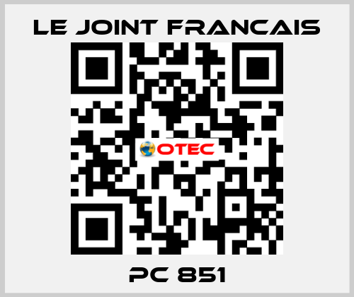 PC 851 LE JOINT FRANCAIS