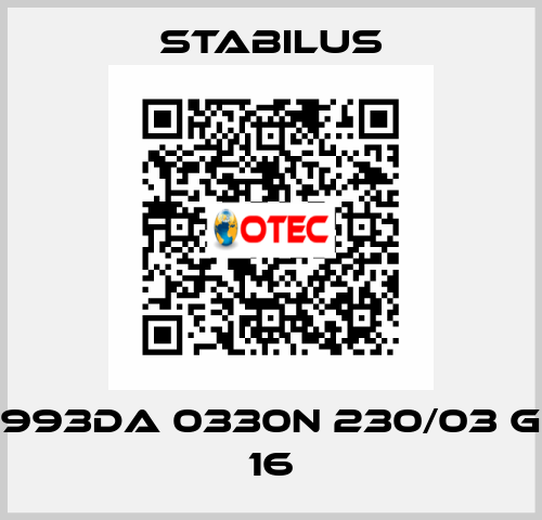 993DA 0330N 230/03 G 16 Stabilus