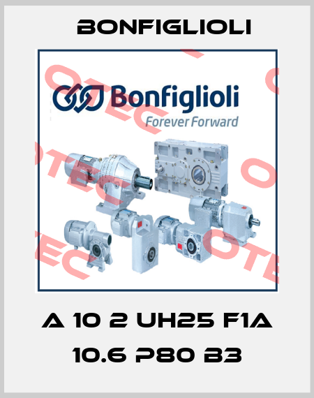 A 10 2 UH25 F1A 10.6 P80 B3 Bonfiglioli