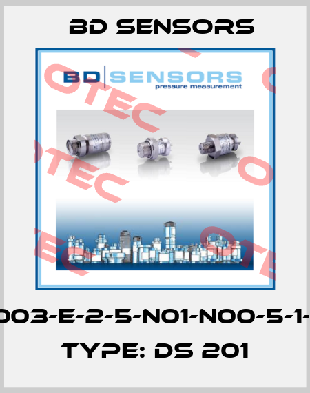 782-4003-E-2-5-N01-N00-5-1-2-000, Type: DS 201 Bd Sensors