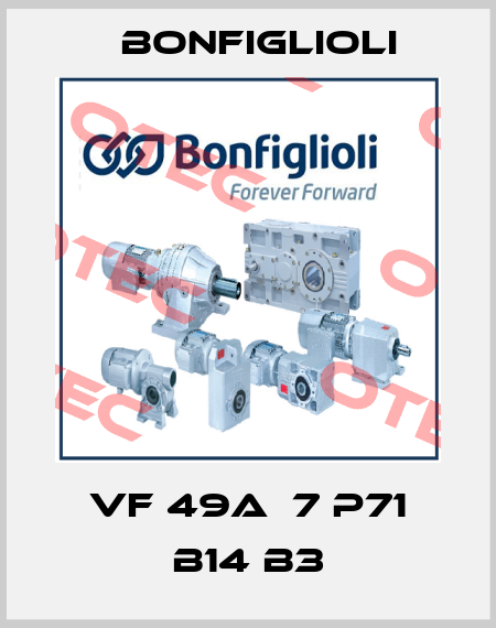 VF 49A  7 P71 B14 B3 Bonfiglioli