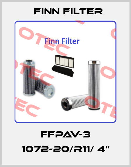FFPAV-3 1072-20/R11/ 4" Finn Filter