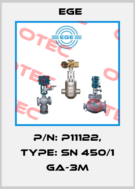 p/n: P11122, Type: SN 450/1 GA-3M Ege