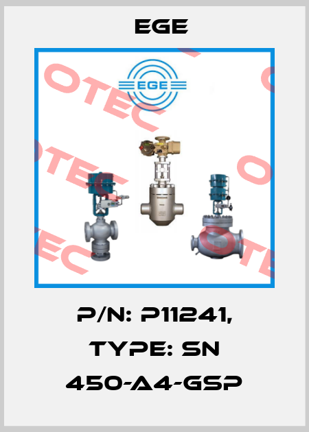 p/n: P11241, Type: SN 450-A4-GSP Ege