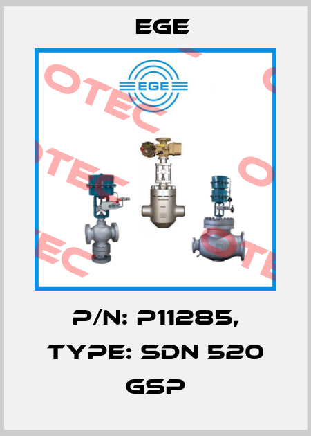 p/n: P11285, Type: SDN 520 GSP Ege