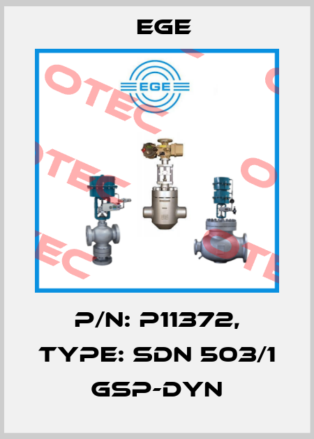p/n: P11372, Type: SDN 503/1 GSP-DYN Ege