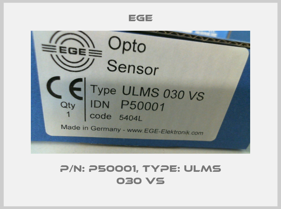 p/n: P50001, Type: ULMS 030 VS-big