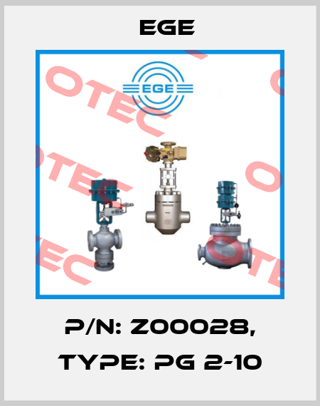 p/n: Z00028, Type: PG 2-10 Ege