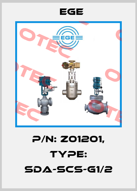 p/n: Z01201, Type: SDA-SCS-G1/2 Ege