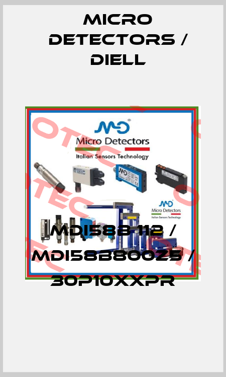 MDI58B 112 / MDI58B800Z5 / 30P10XXPR
 Micro Detectors / Diell