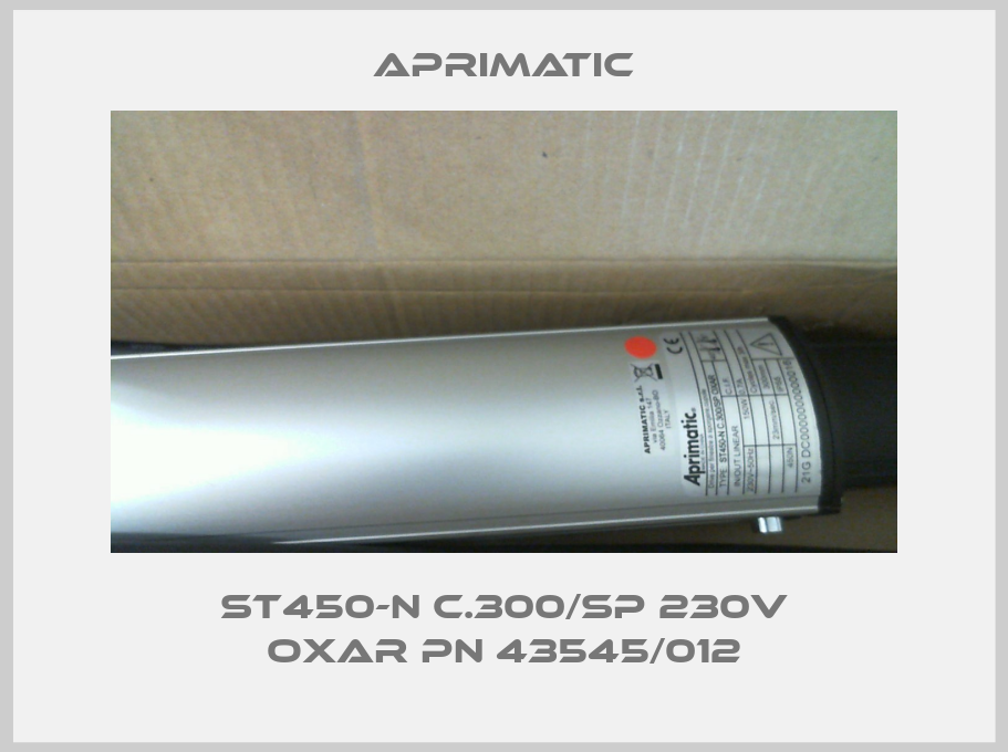 ST450-N C.300/SP 230V OXAR PN 43545/012-big