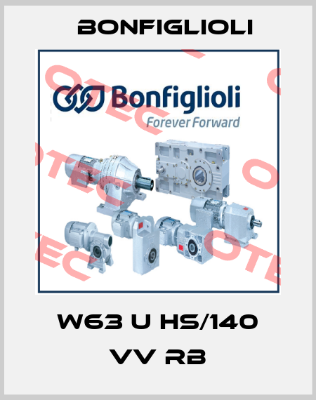 W63 U HS/140 VV RB Bonfiglioli