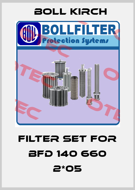filter set for BFD 140 660 2*05 Boll Kirch